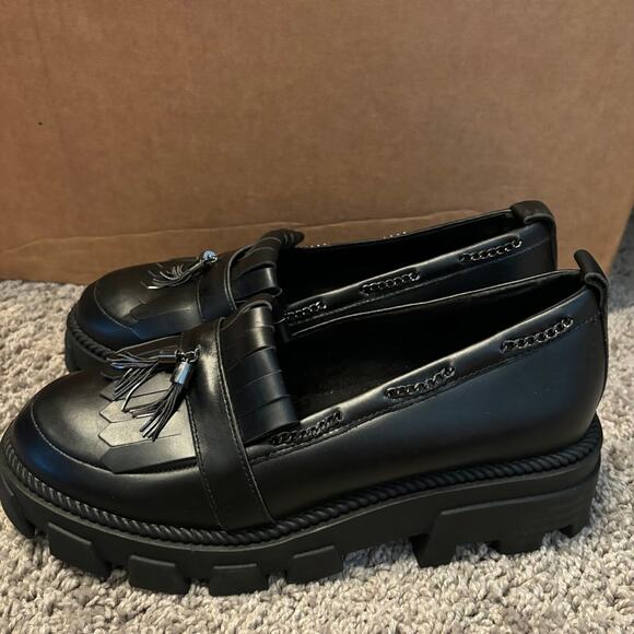 Kelsi Dagger Lug Sole Burke Loafer 8.5 $175 - Picture 7 of 10